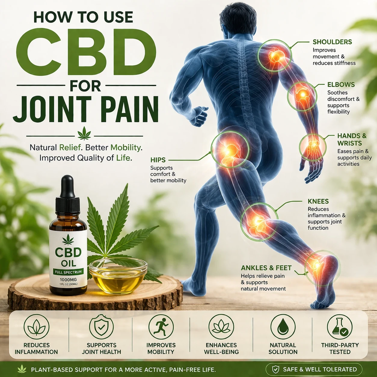 When to Take CBD for joint pain image