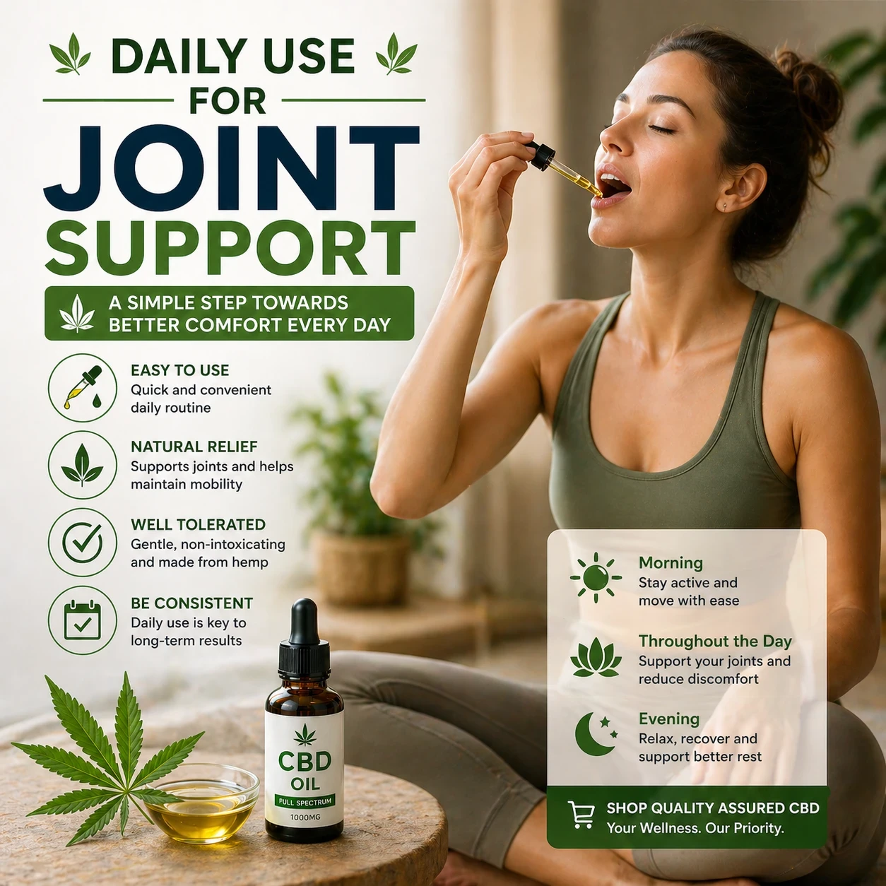 Daily use for joint support image