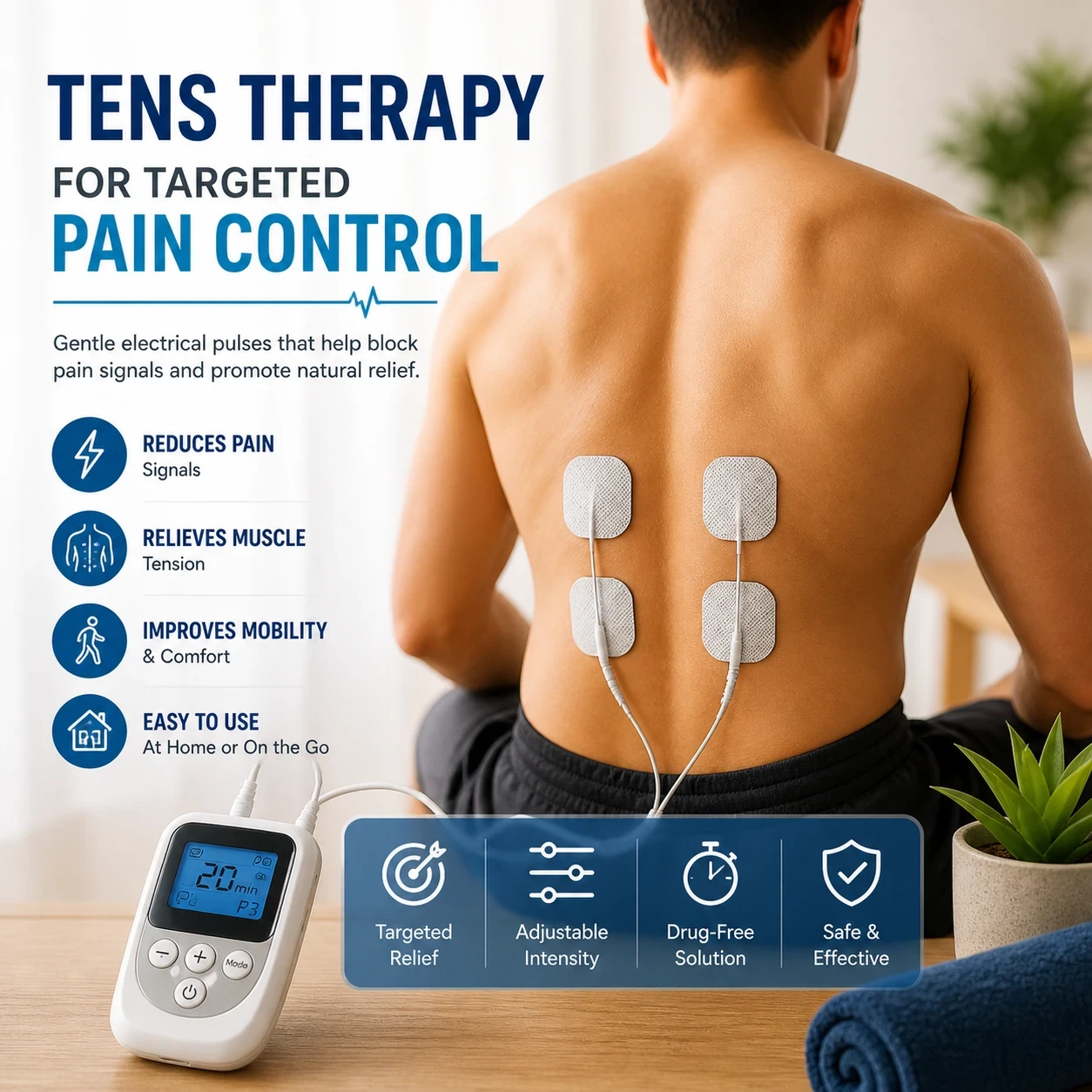 TENS therapy for targeted pain control image