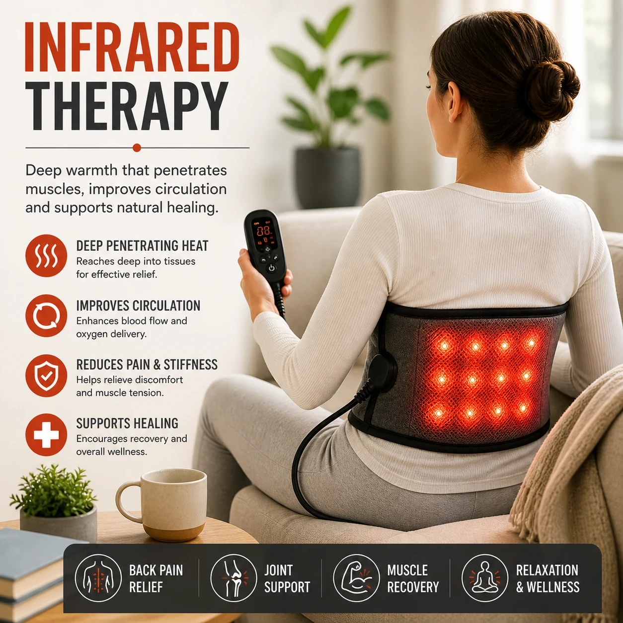Infrared back Therapy Devices image