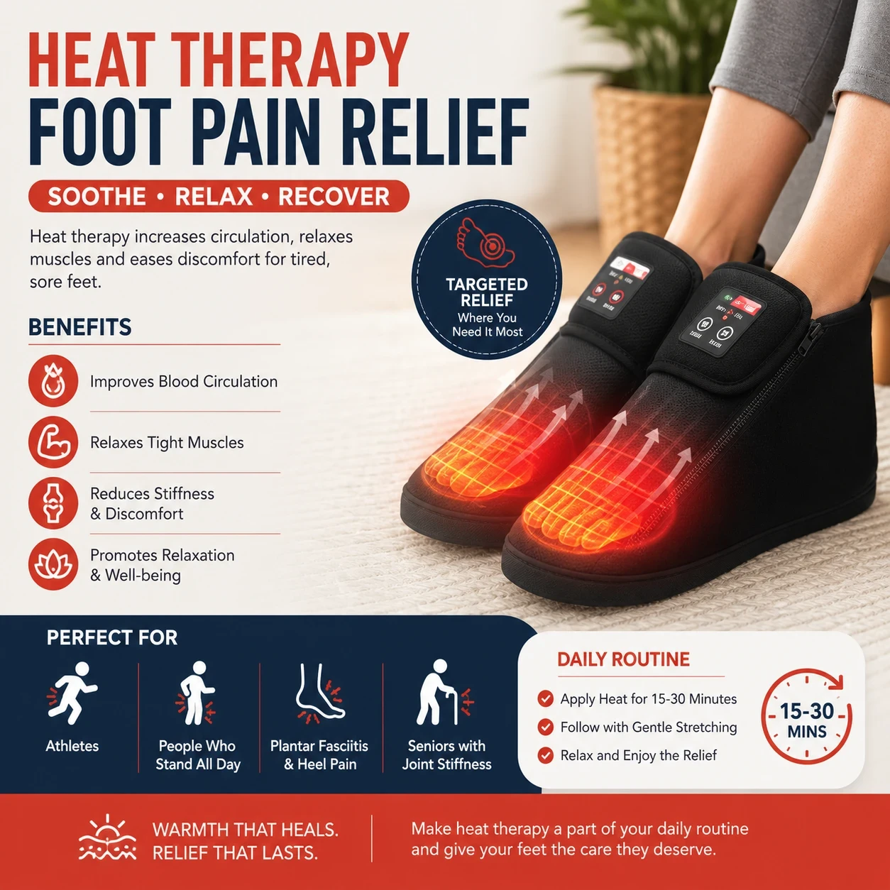 Heat Therapy Foot pain image
