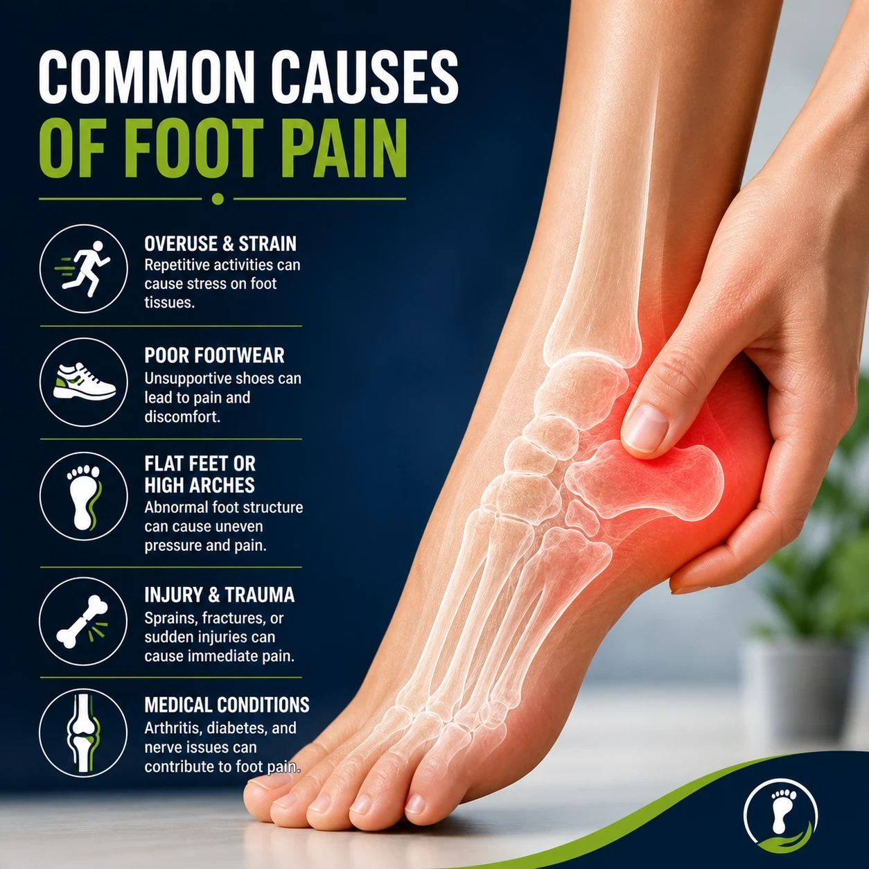 Common causes of foot pain image