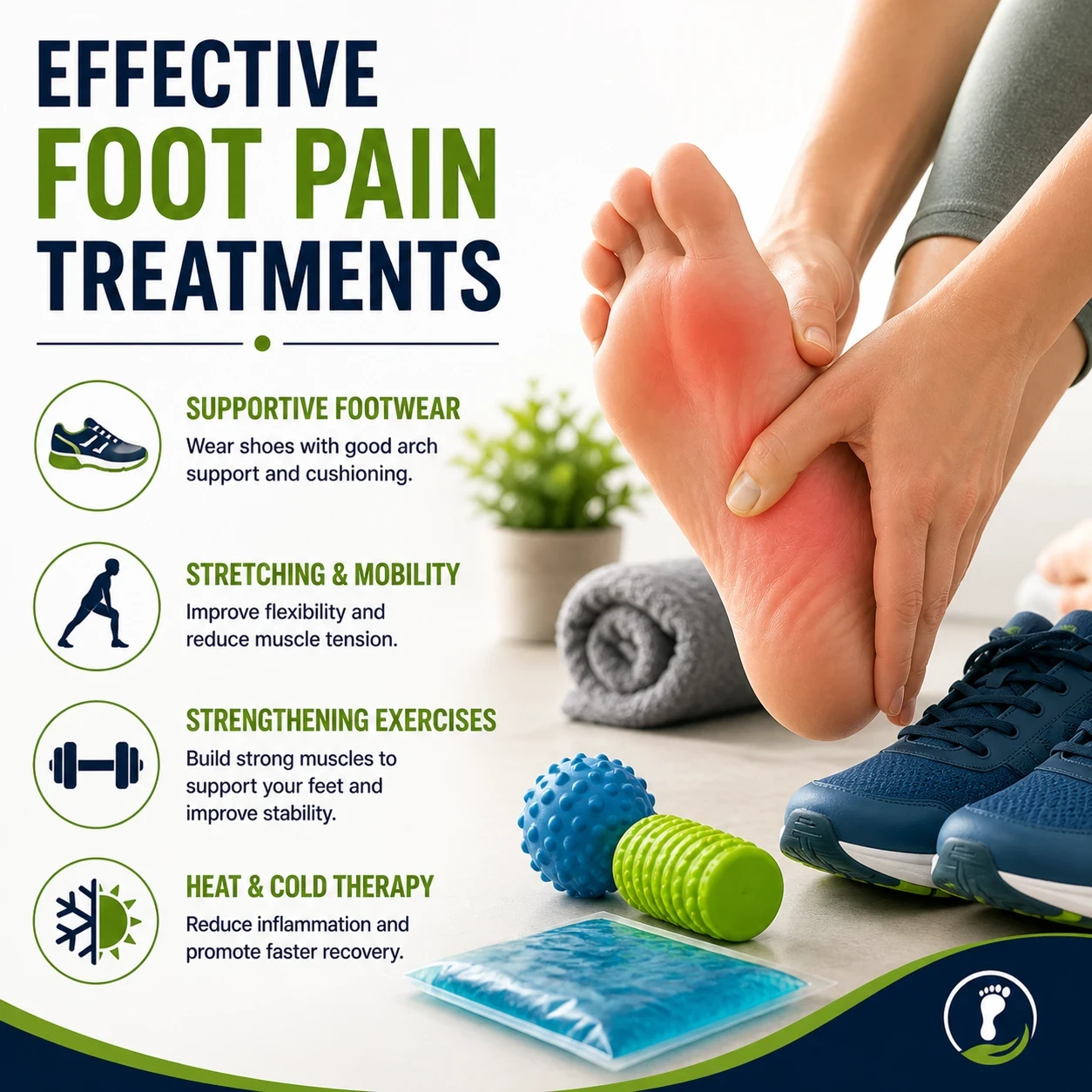 Effective foot pain treatments image