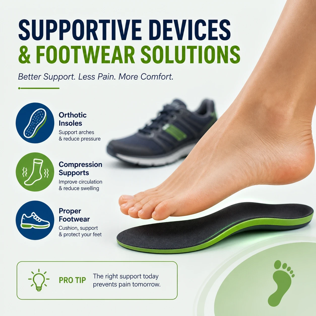 Supportive devices and footwear solutions image