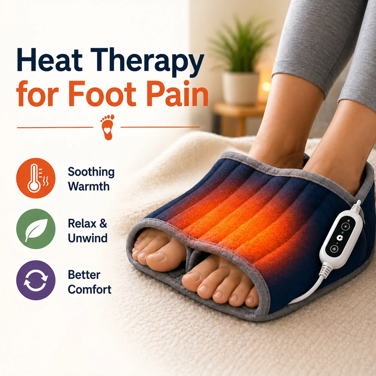 Heat Therapy for foot pain image