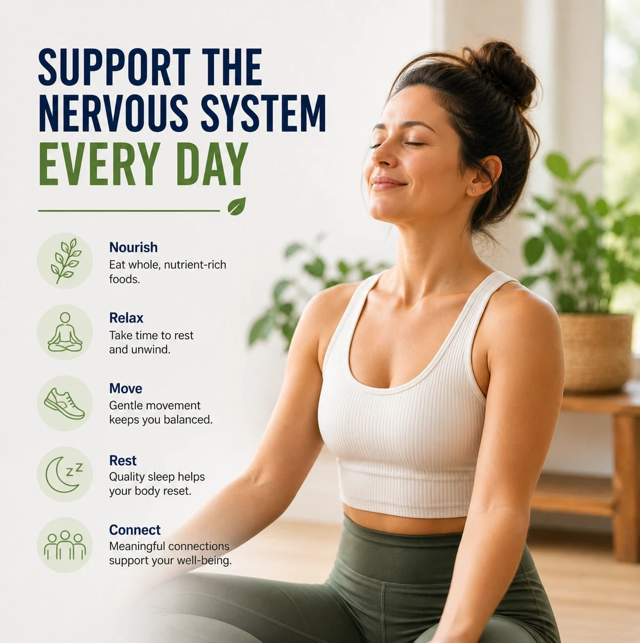 Support the nervous system everyday image