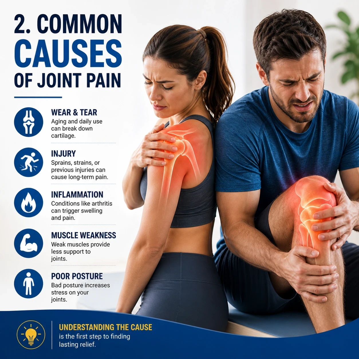 Common causes of joint pain image