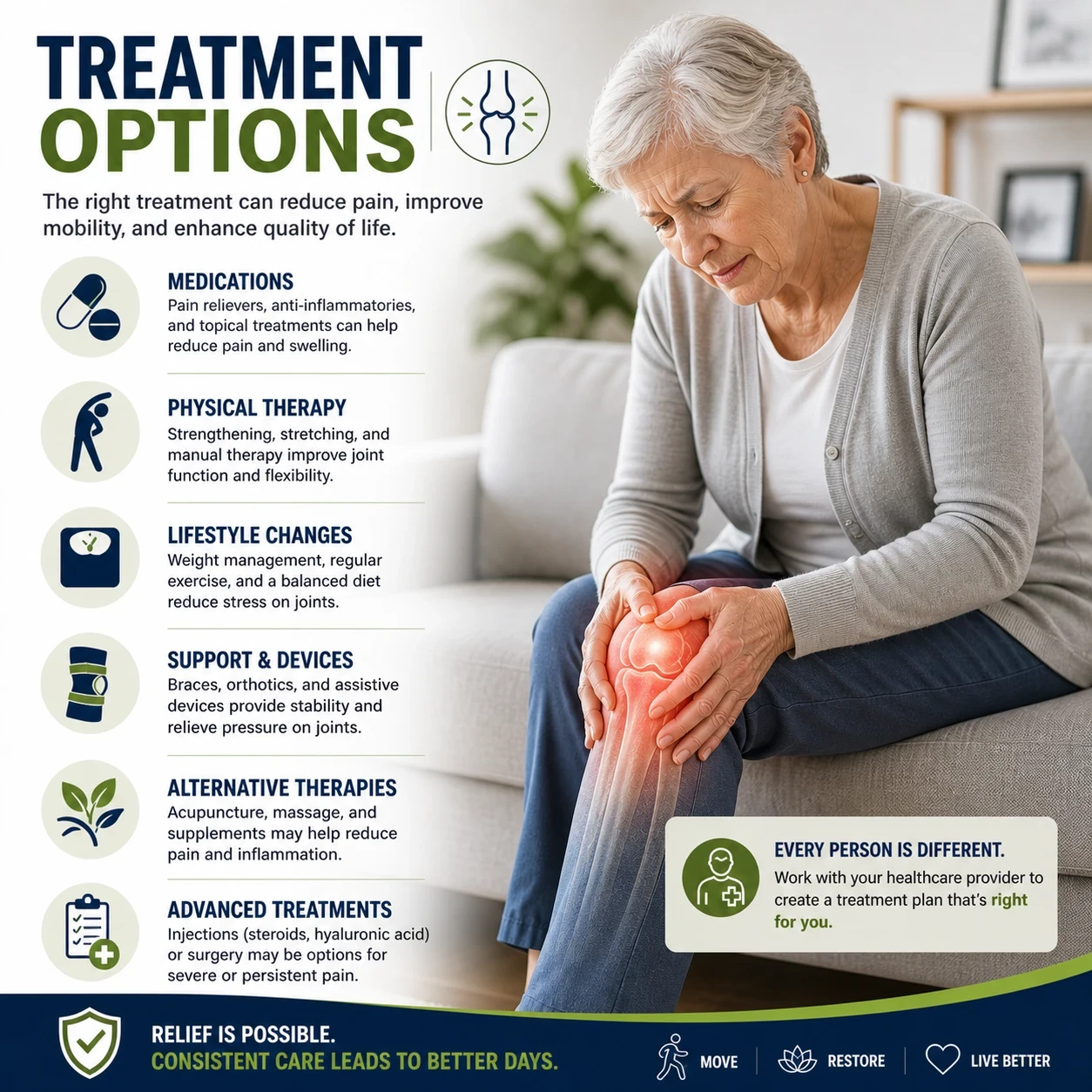 Treatment Options joint pain image