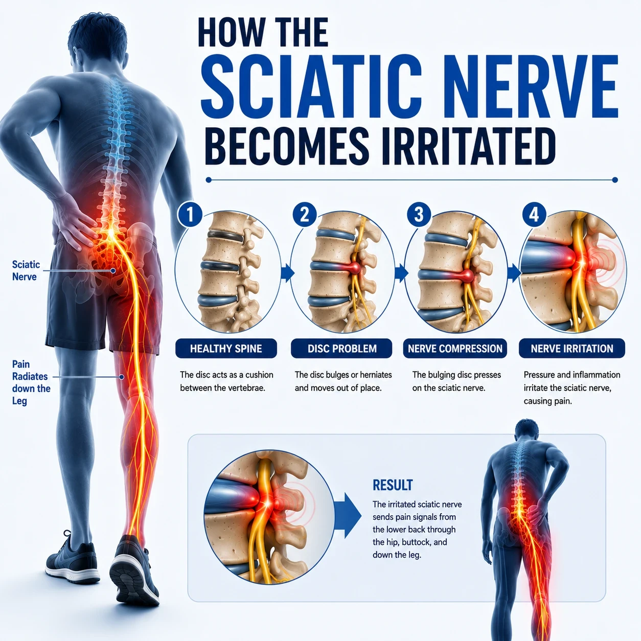 How the Sciatic Nerve Becomes Irritated image