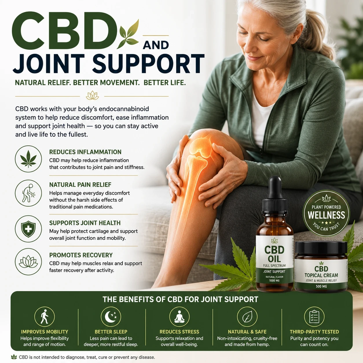 CBD and Joint pain support image