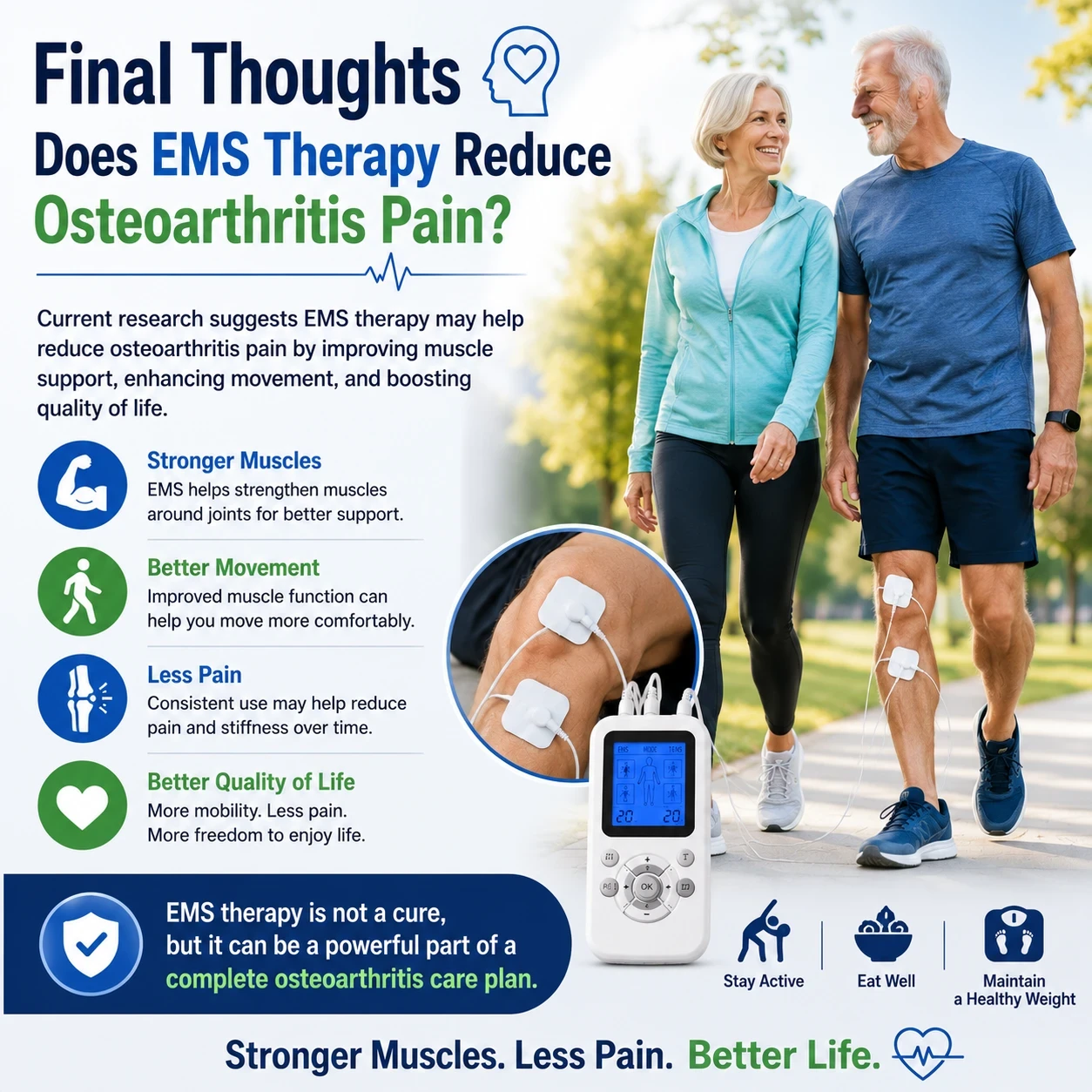 Final Thoughts does EMS Therapy Reduce Osteoarthritis Pain image