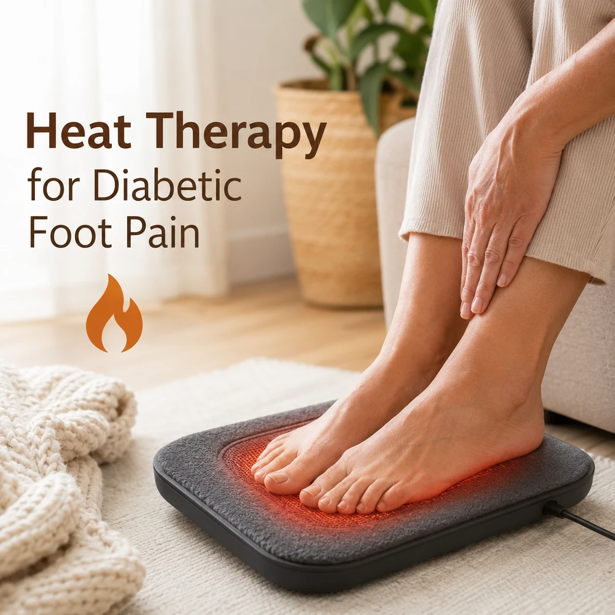 Heat Therapy for diabetic foot pain image