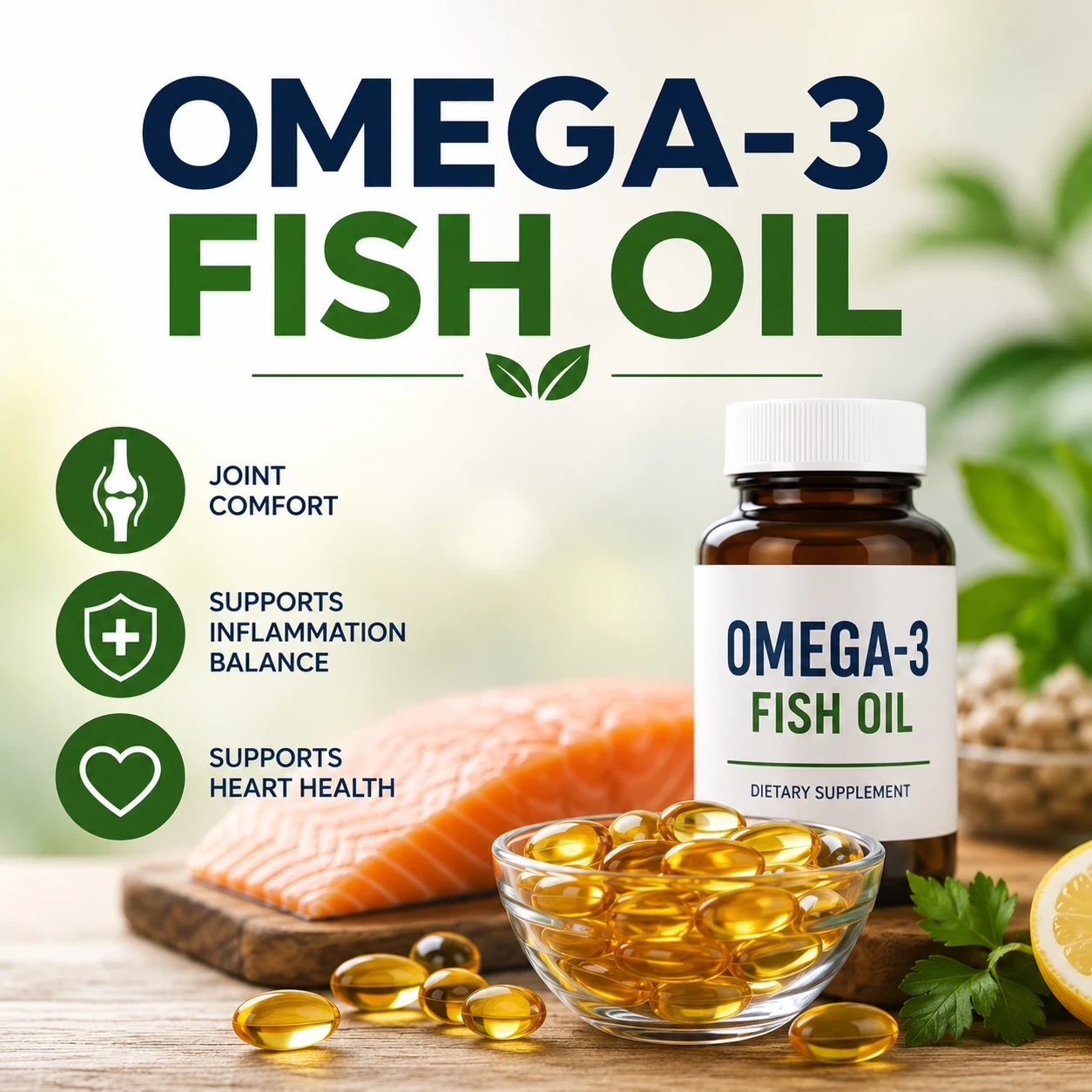 Omega-3 fish oil image