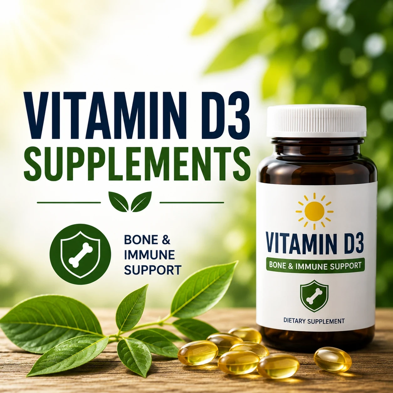 Vitamin D3 arthritis supplements image