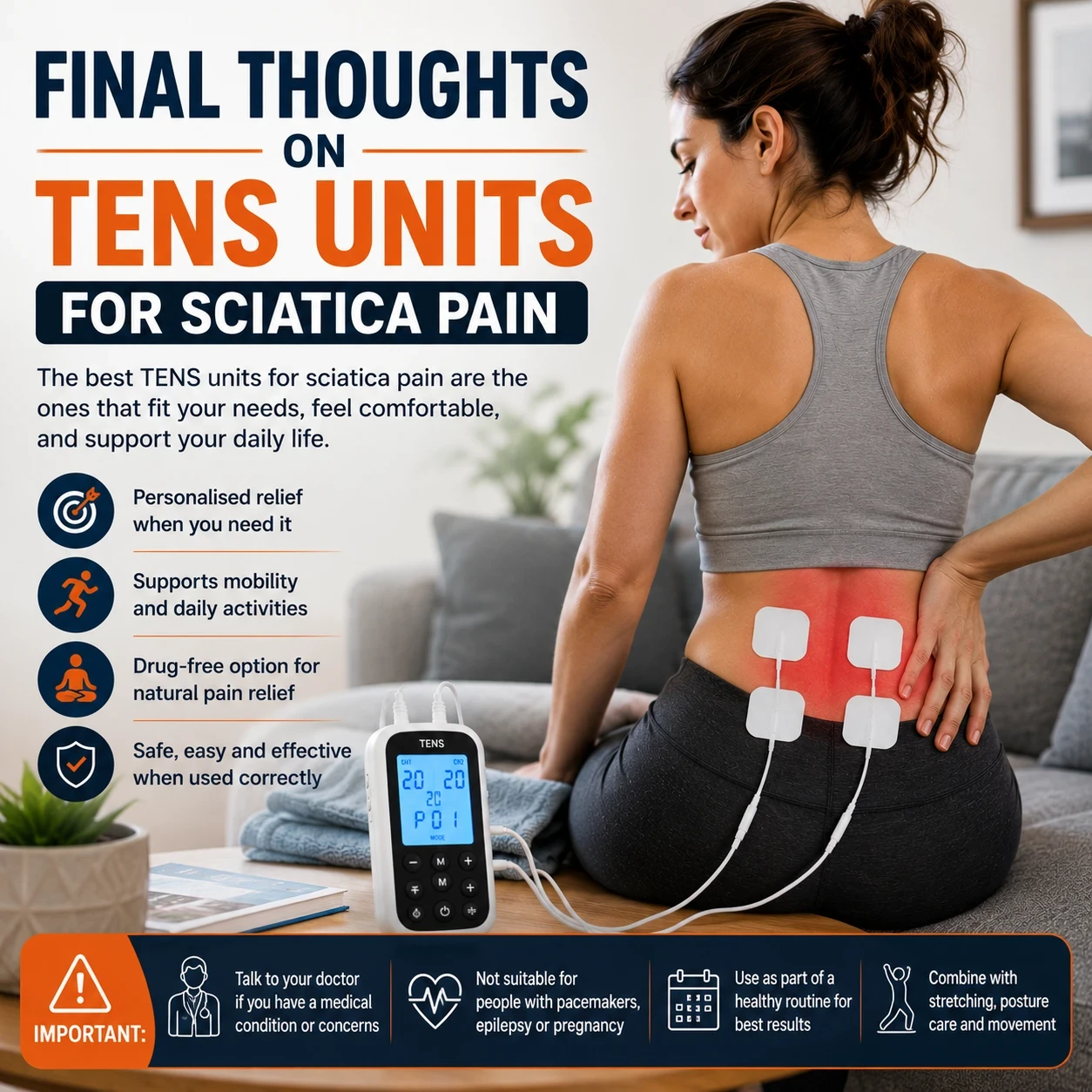 Final Thoughts on best tens products for sciatica pain image