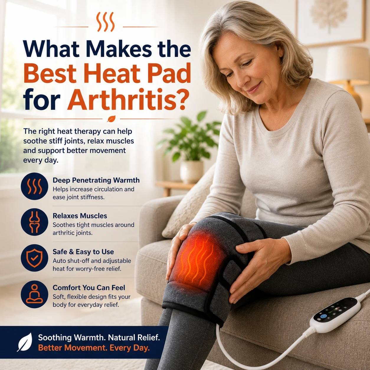 What makes the best heat therapy pad for arthritis image