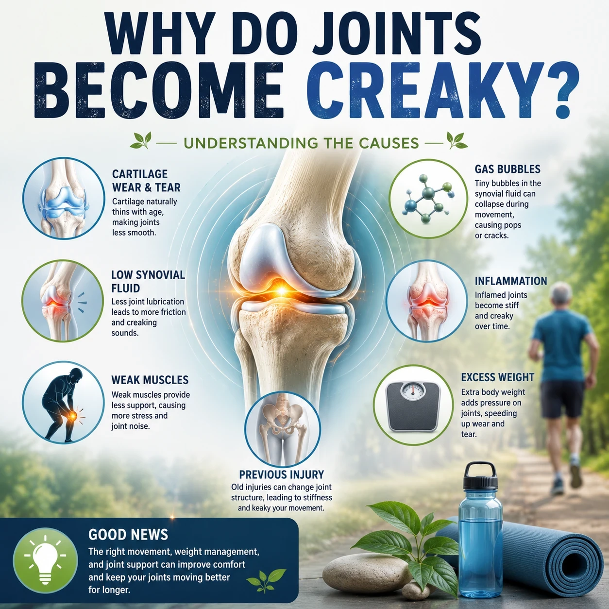 Why do joints become creaky image