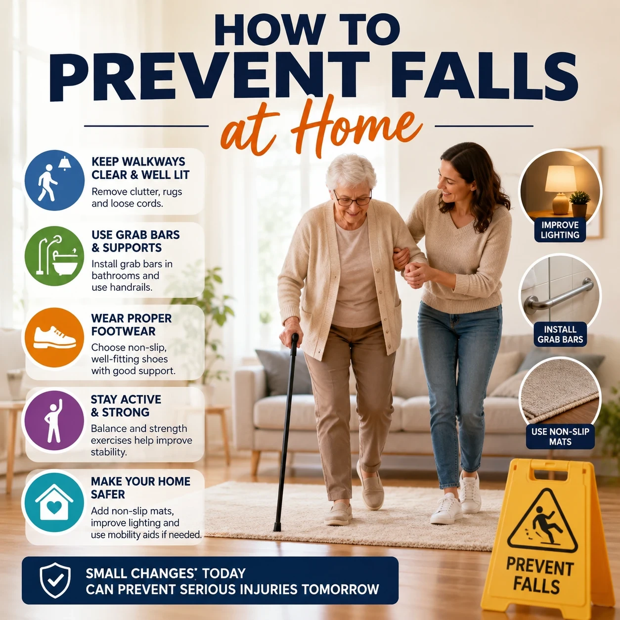 How to prevent falls at home image 