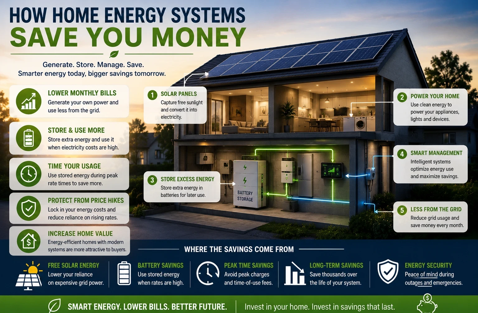 Home energy systems save you money image