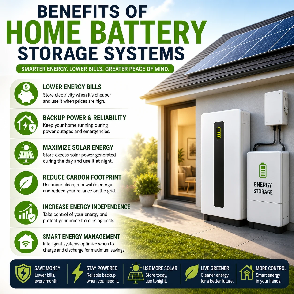 Benefits of Home Battery Storage Systems image