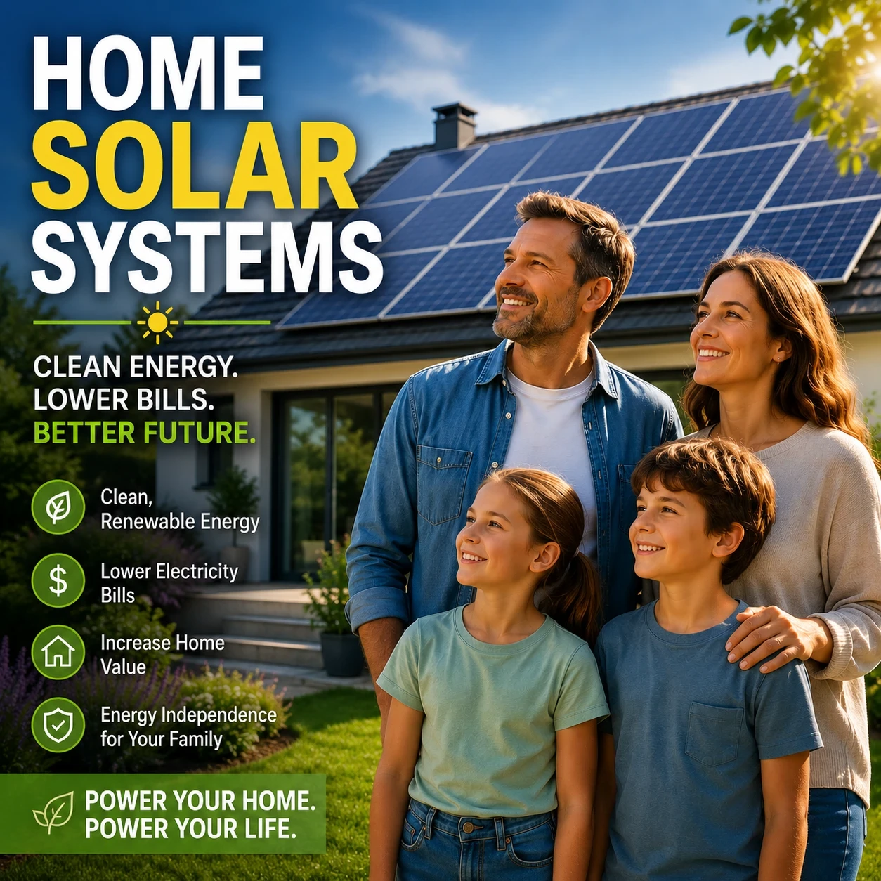 Home solar systems image