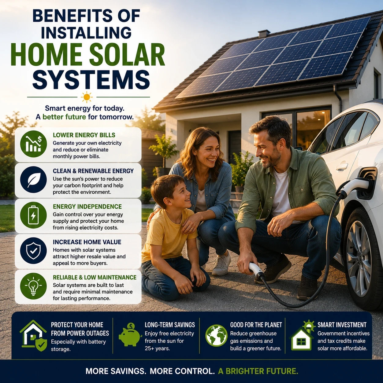 Benefits of Installing solar systems image