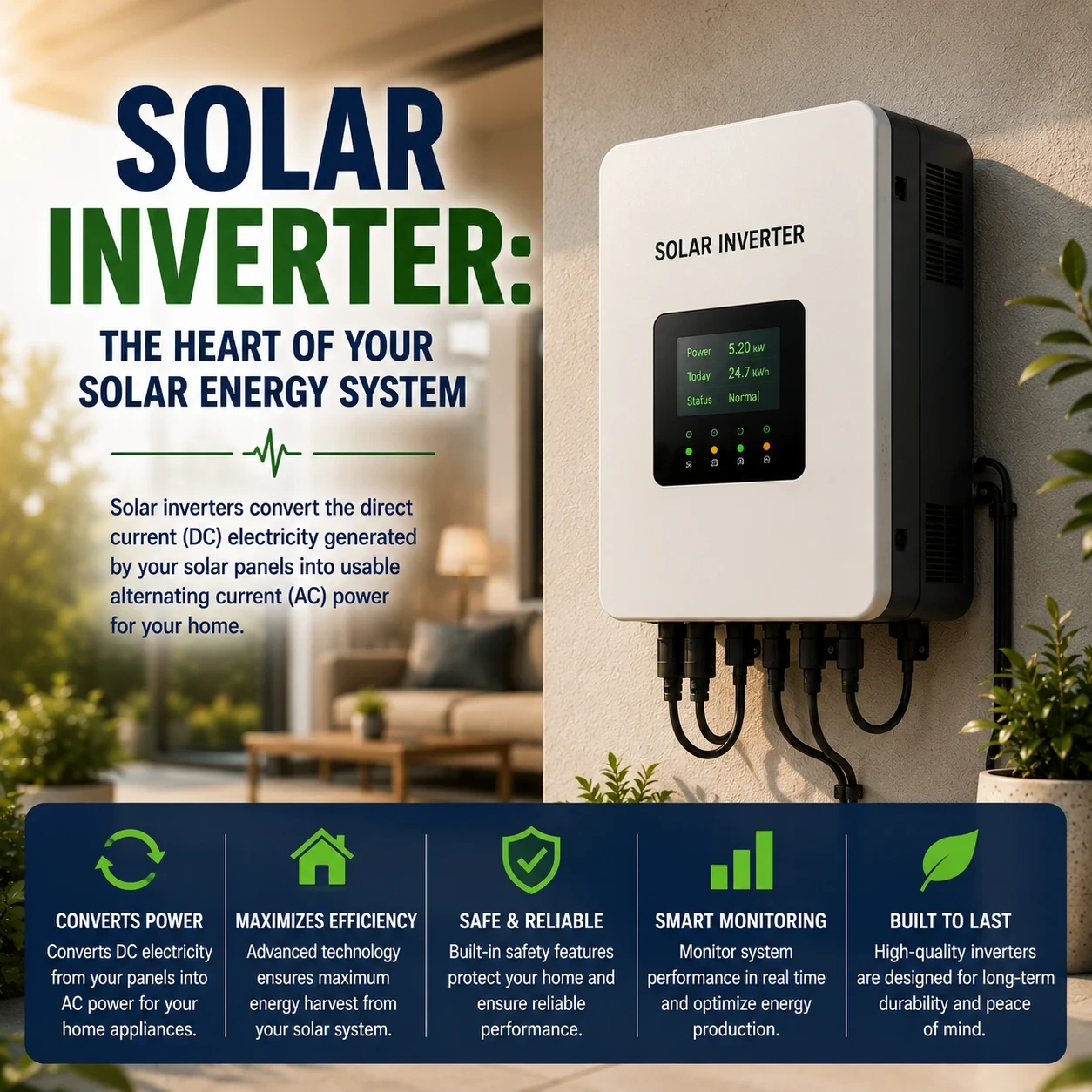 Solar inverter the heart of your solar system image