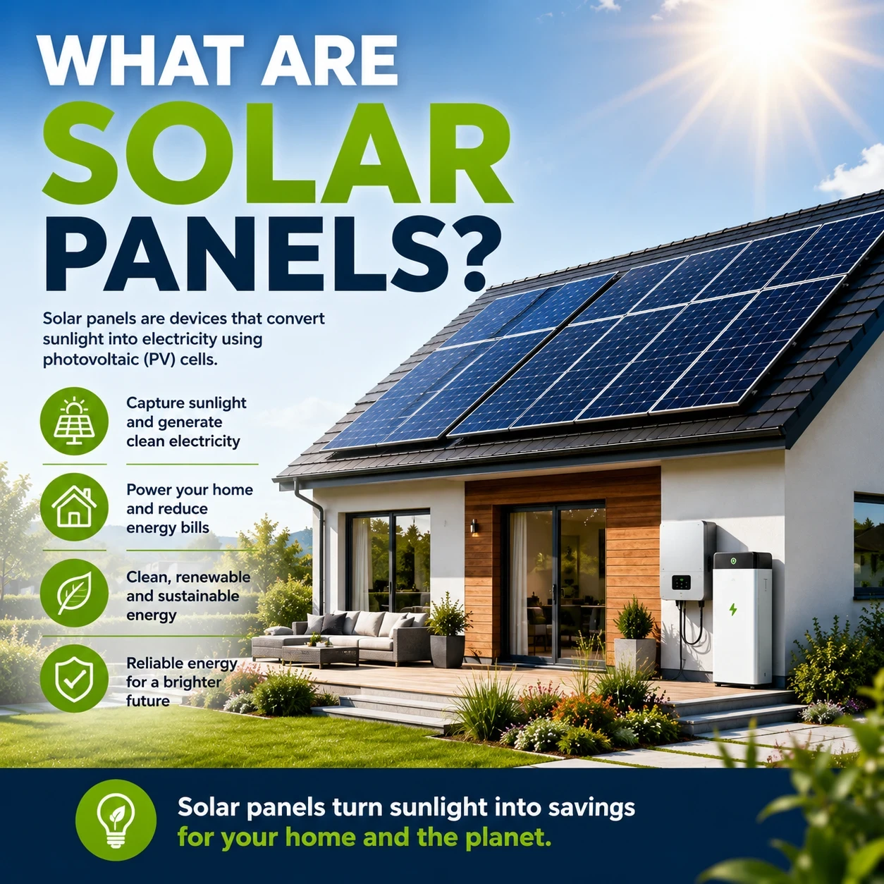 What are solar panels