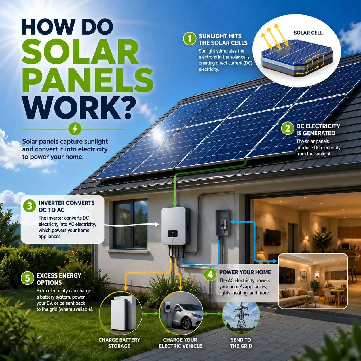 How solar panels work