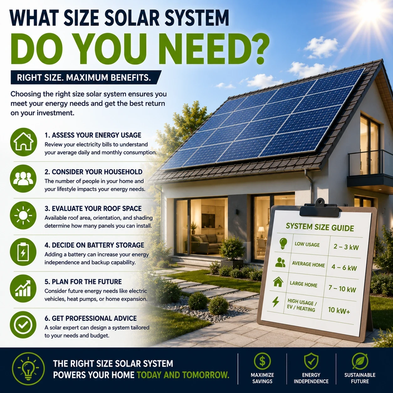 What size system do you need for your home image