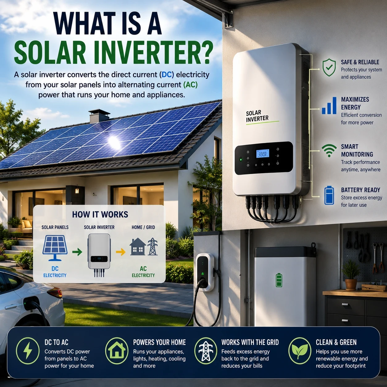 What is a solar inverter image
