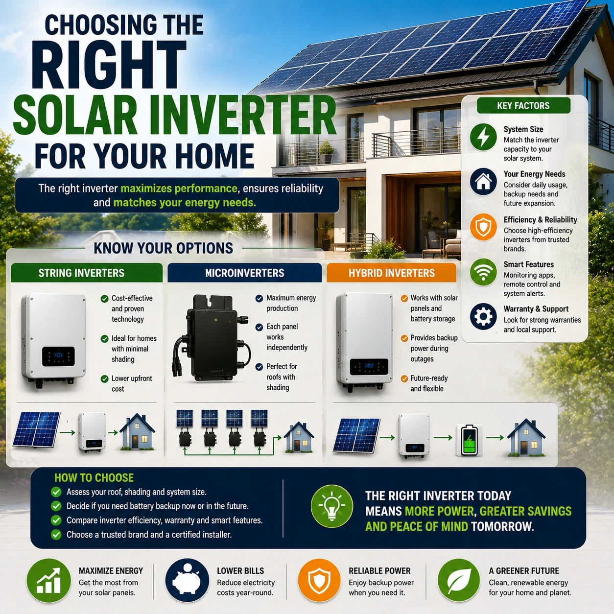 Choosing the right inverter for your home image