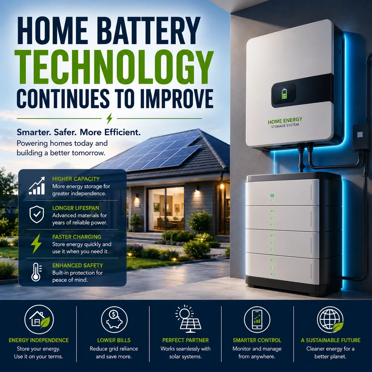 Home Battery Technology Continues to improve image