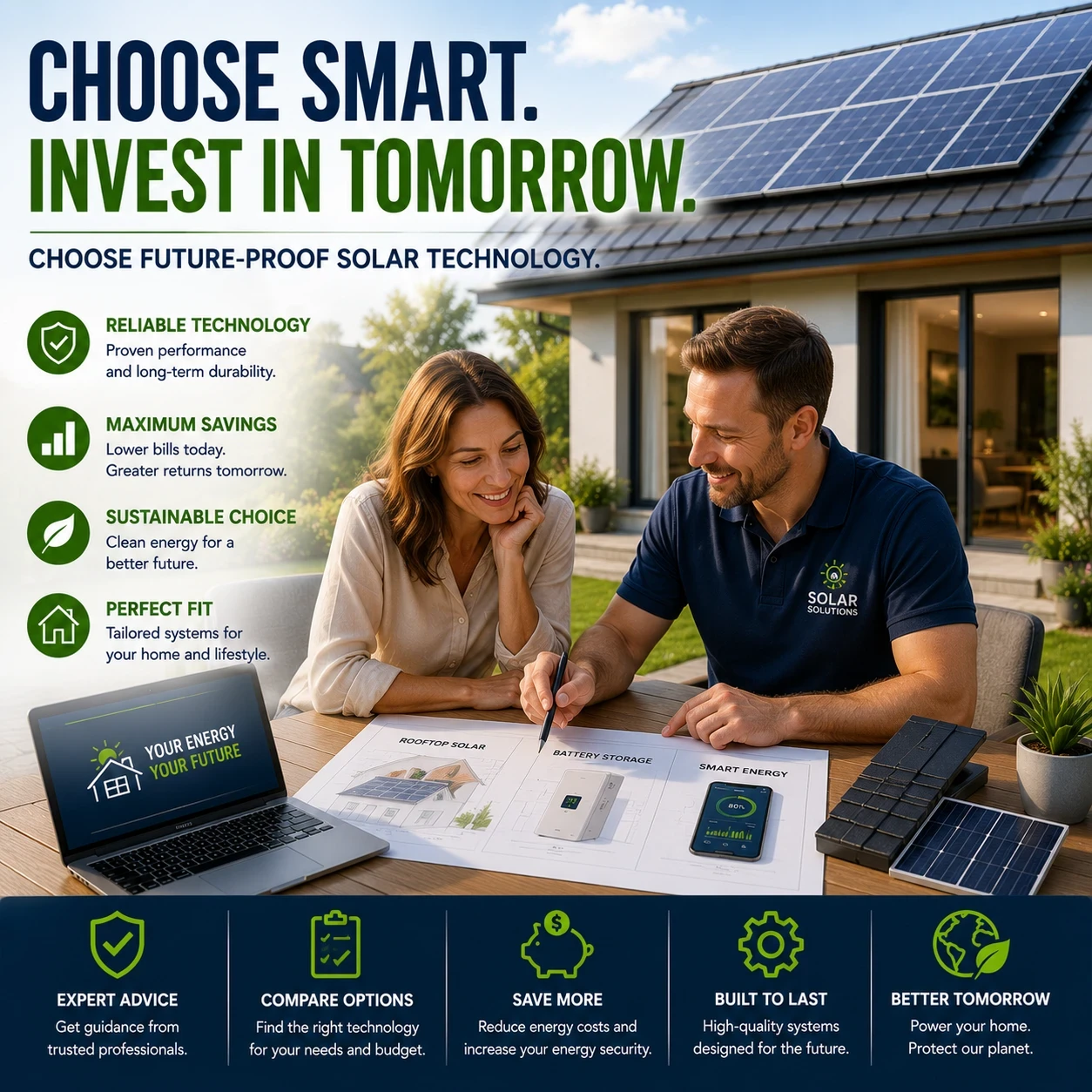 Choose smart invest in tomorrow image