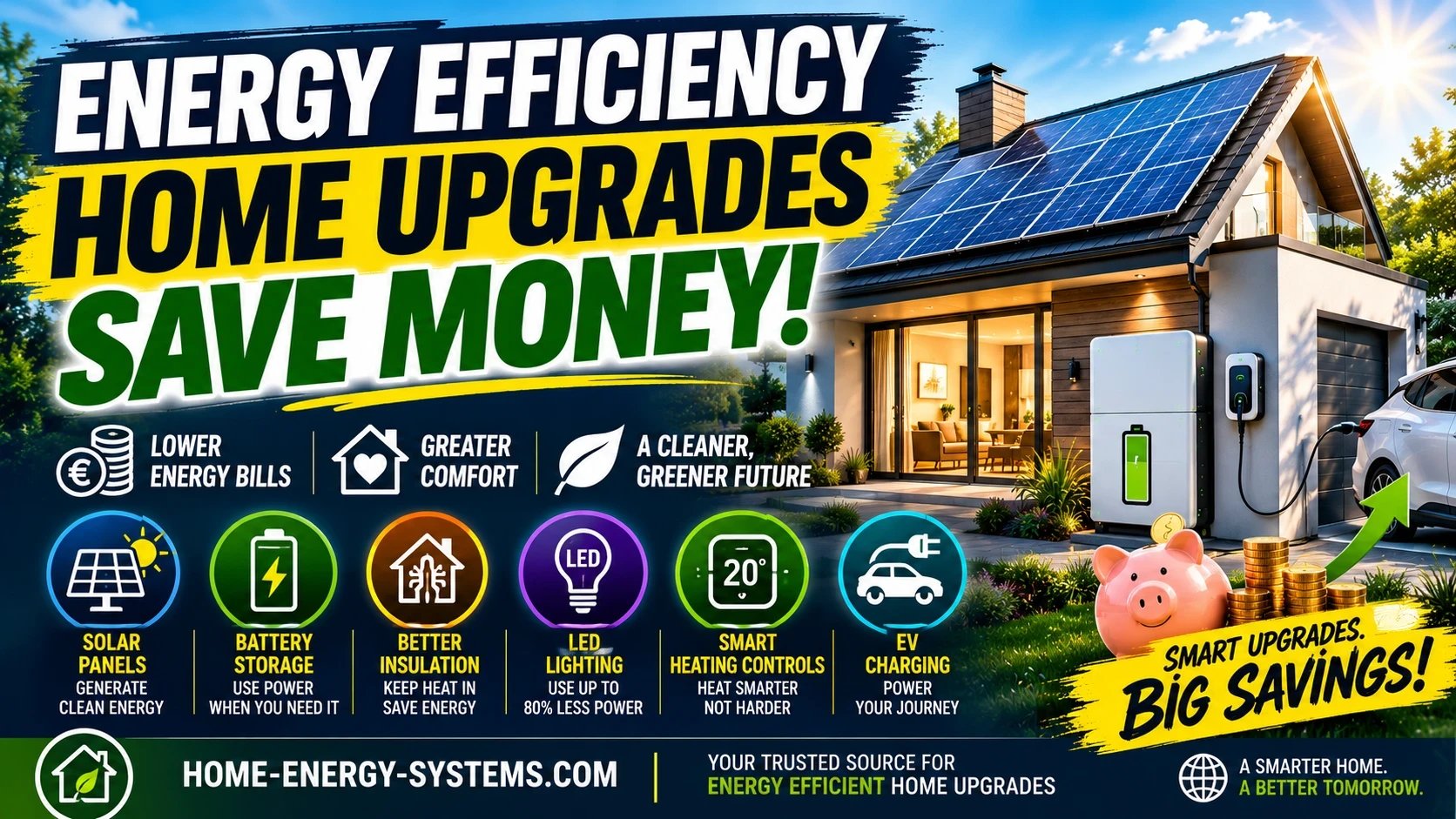 Energy efficiency homes upgrade saves money image