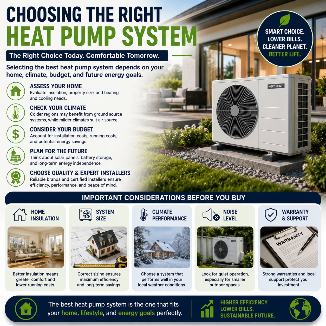 Choosing the right heat pump system image