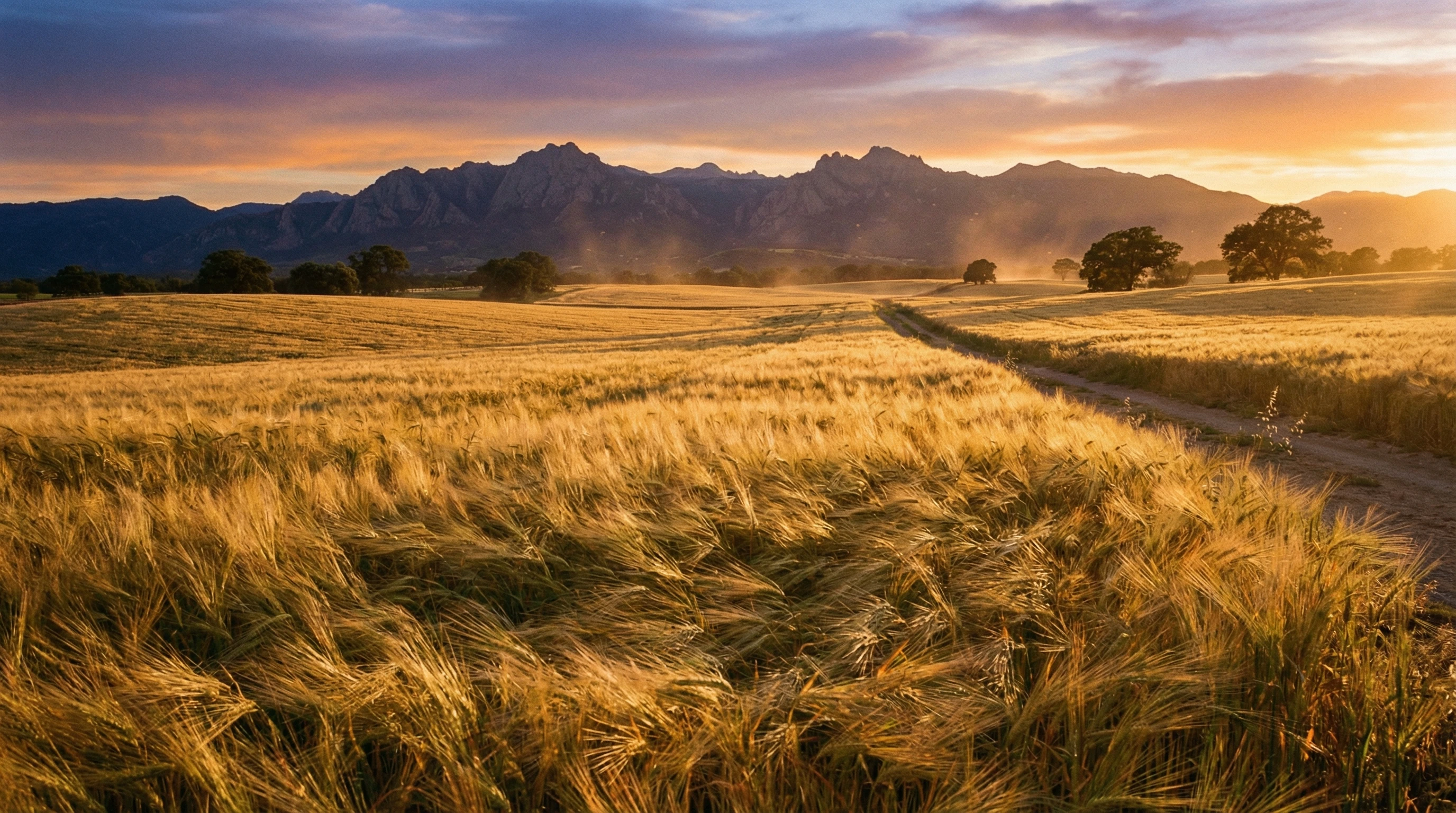 Ancient Fields at Dusk