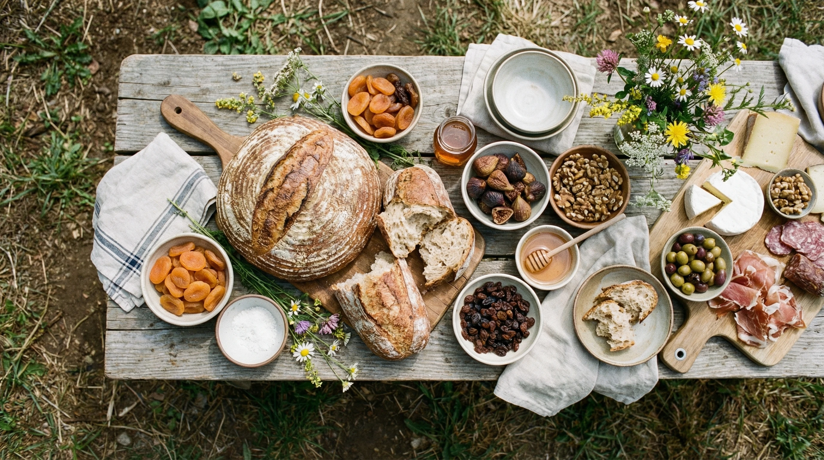 Desert scene with quail