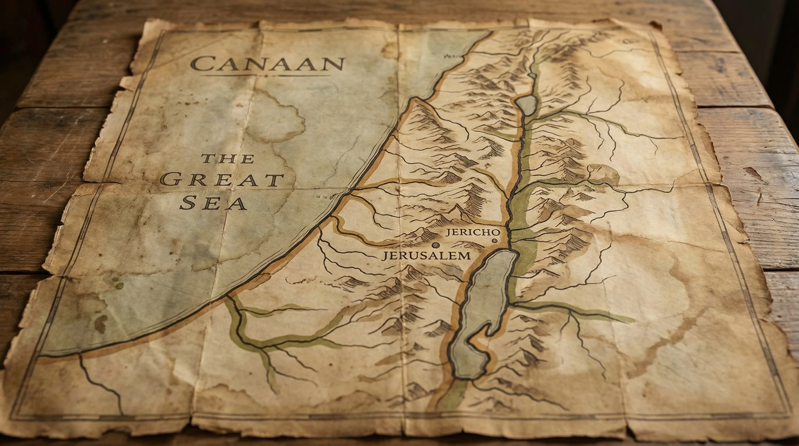 Ancient Map of Canaan
