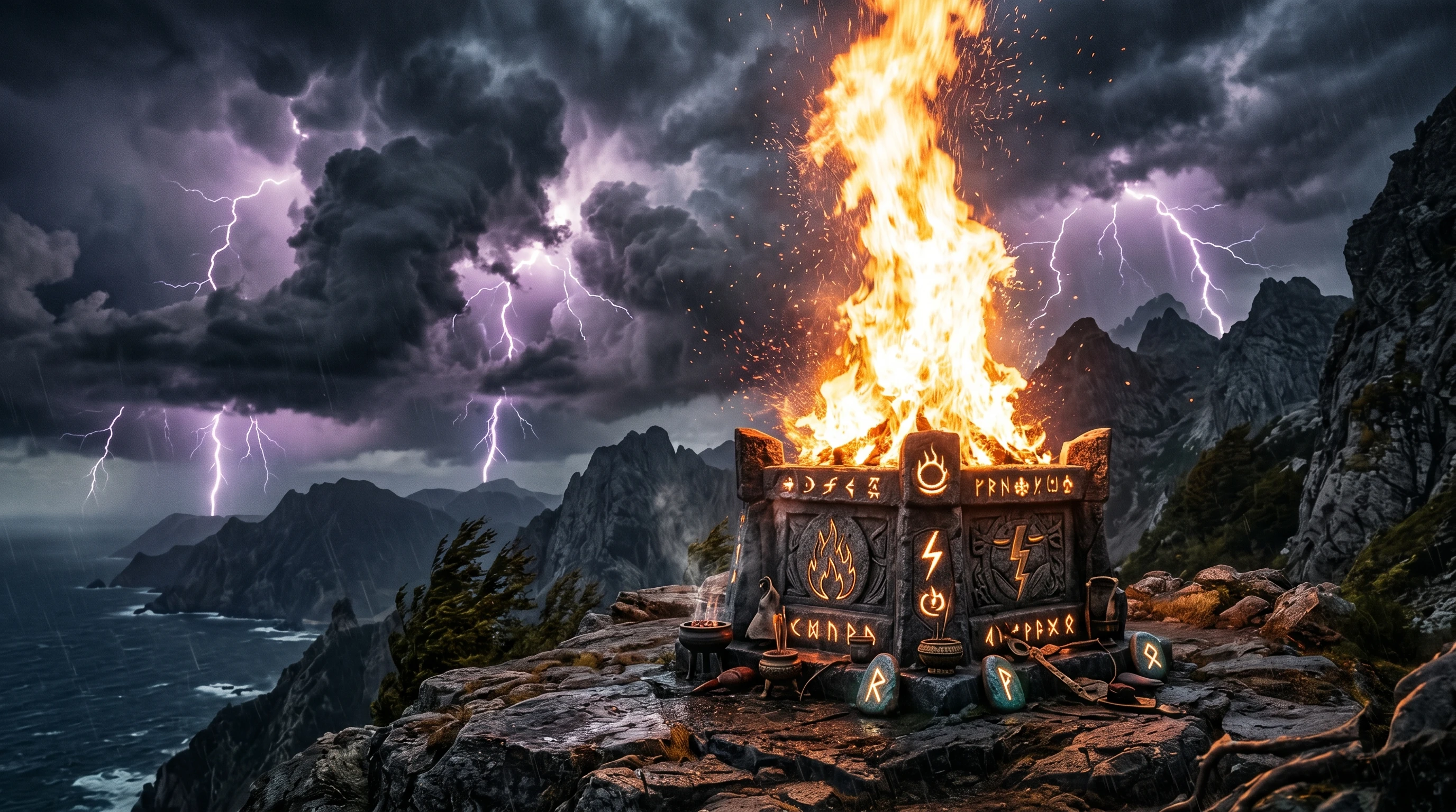 Fire and Miracles Imagery