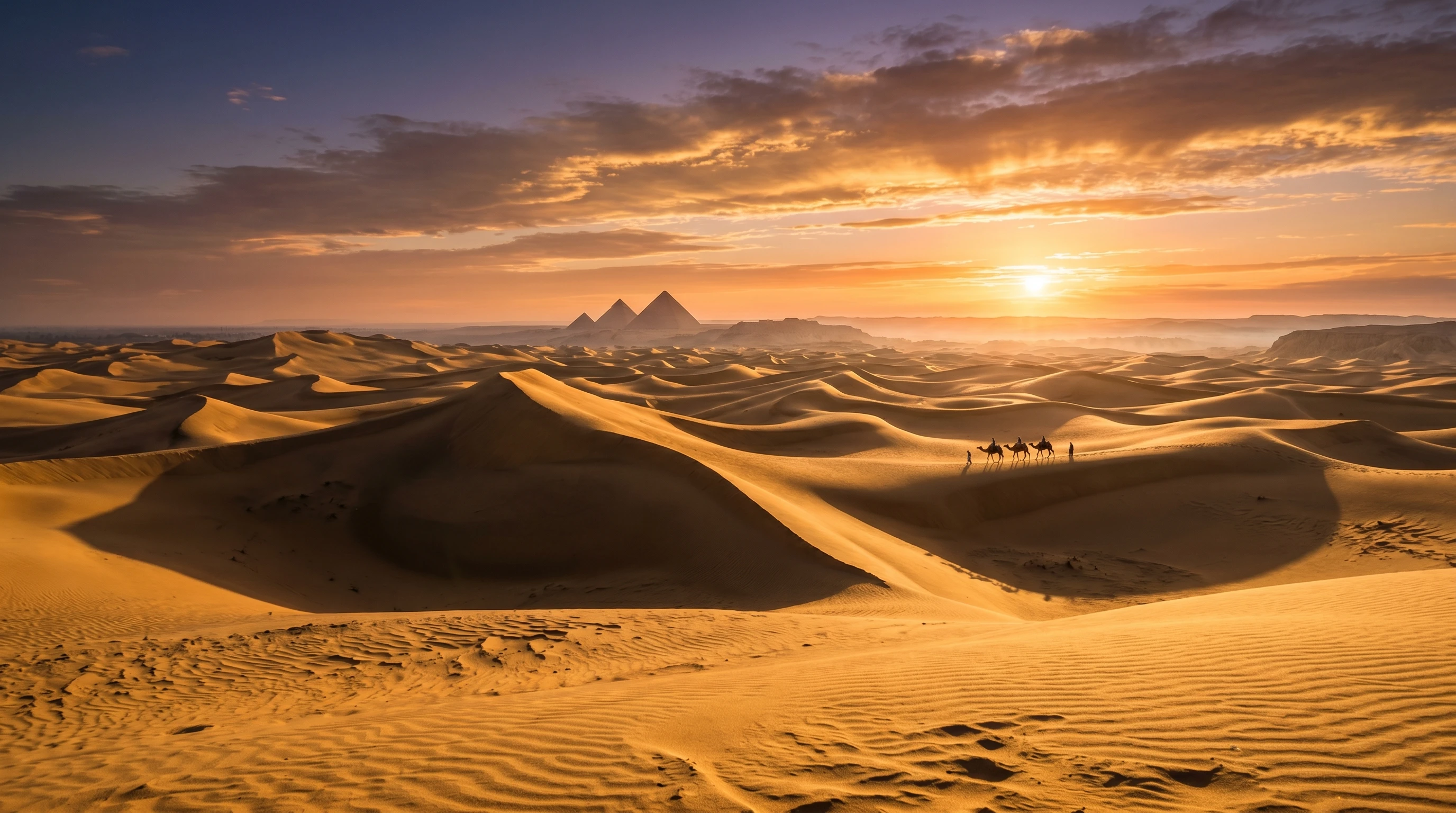 Egyptian desert landscape