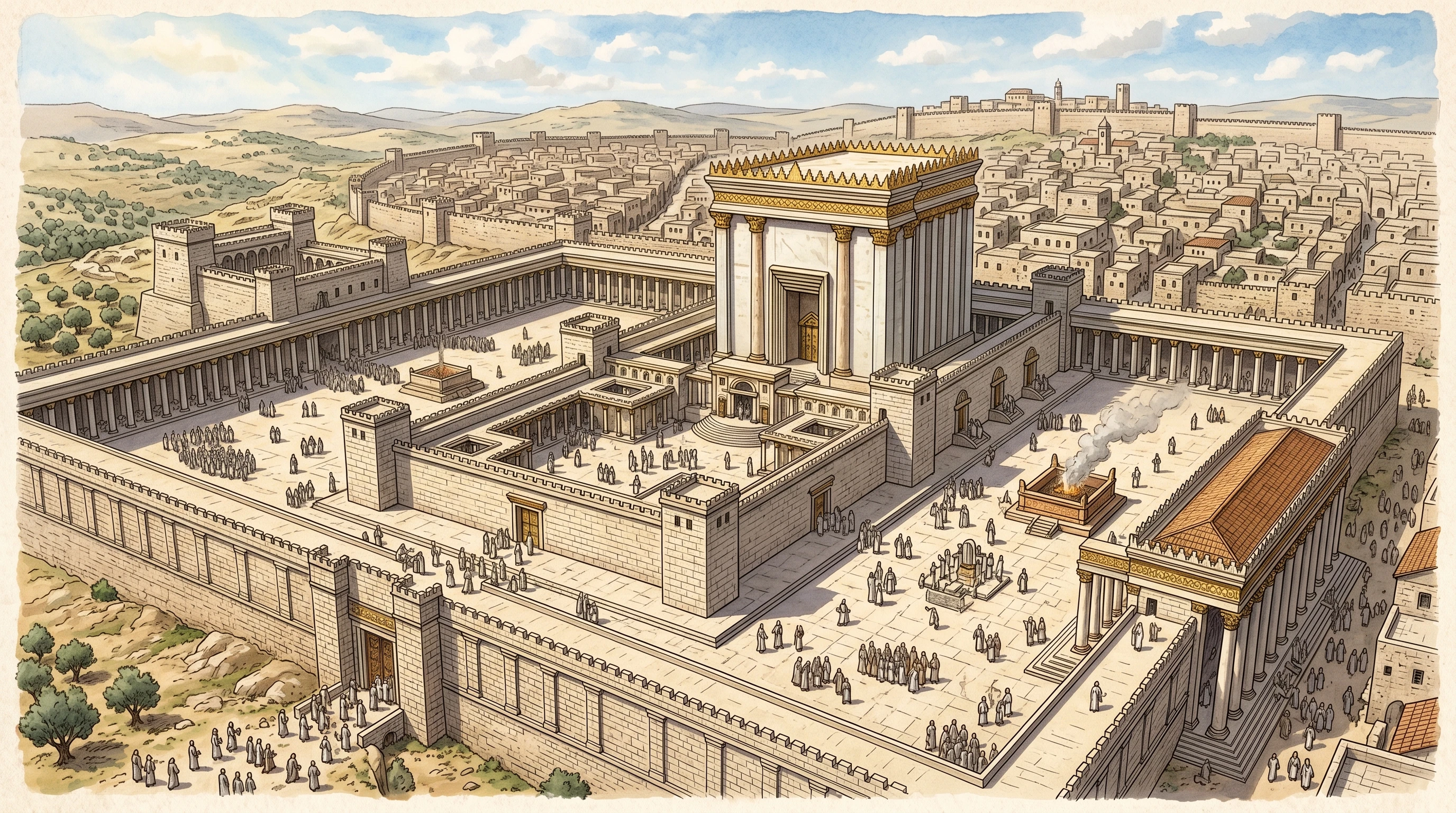 Model of ancient Jerusalem Temple