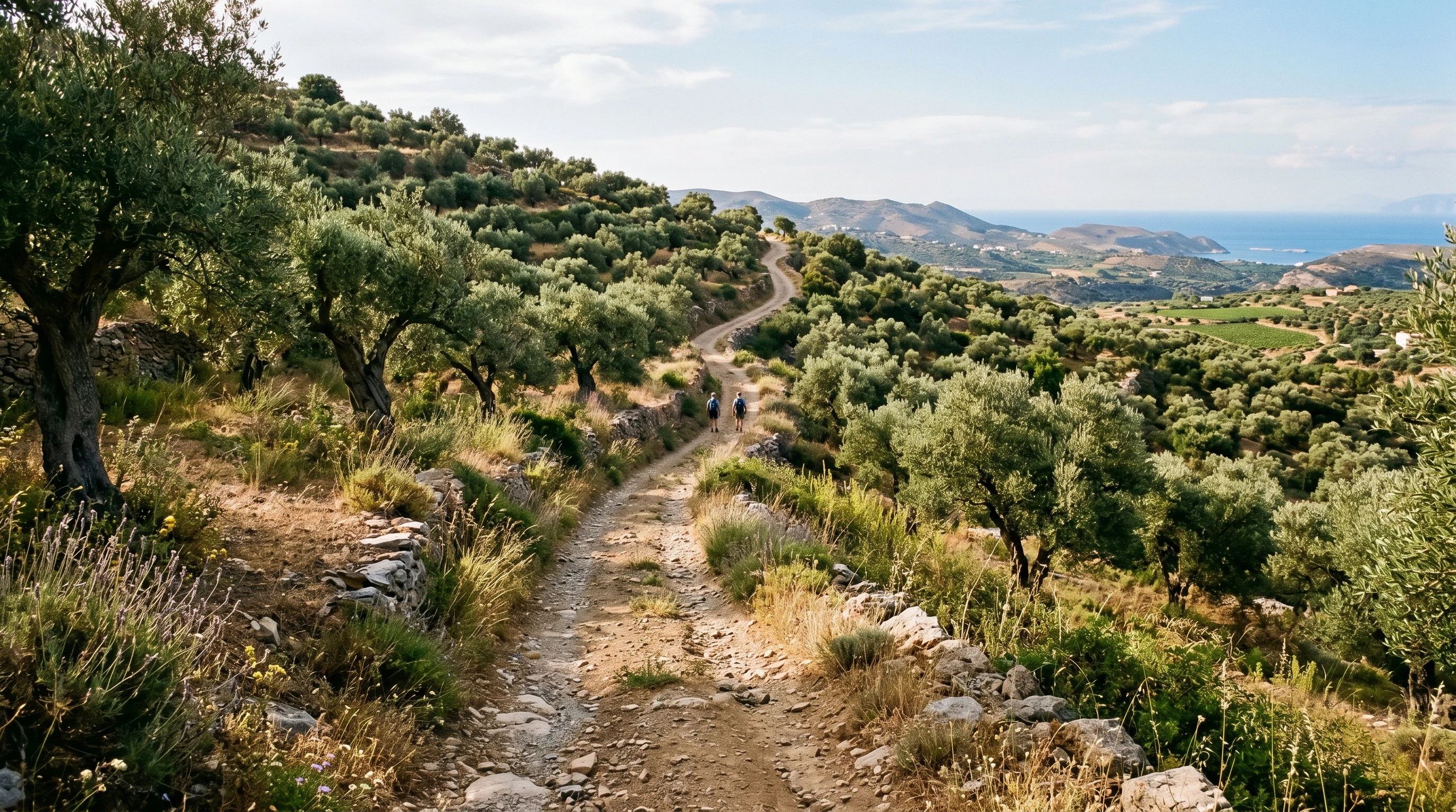 Rustic path winding up a hillside, representing the calling journey