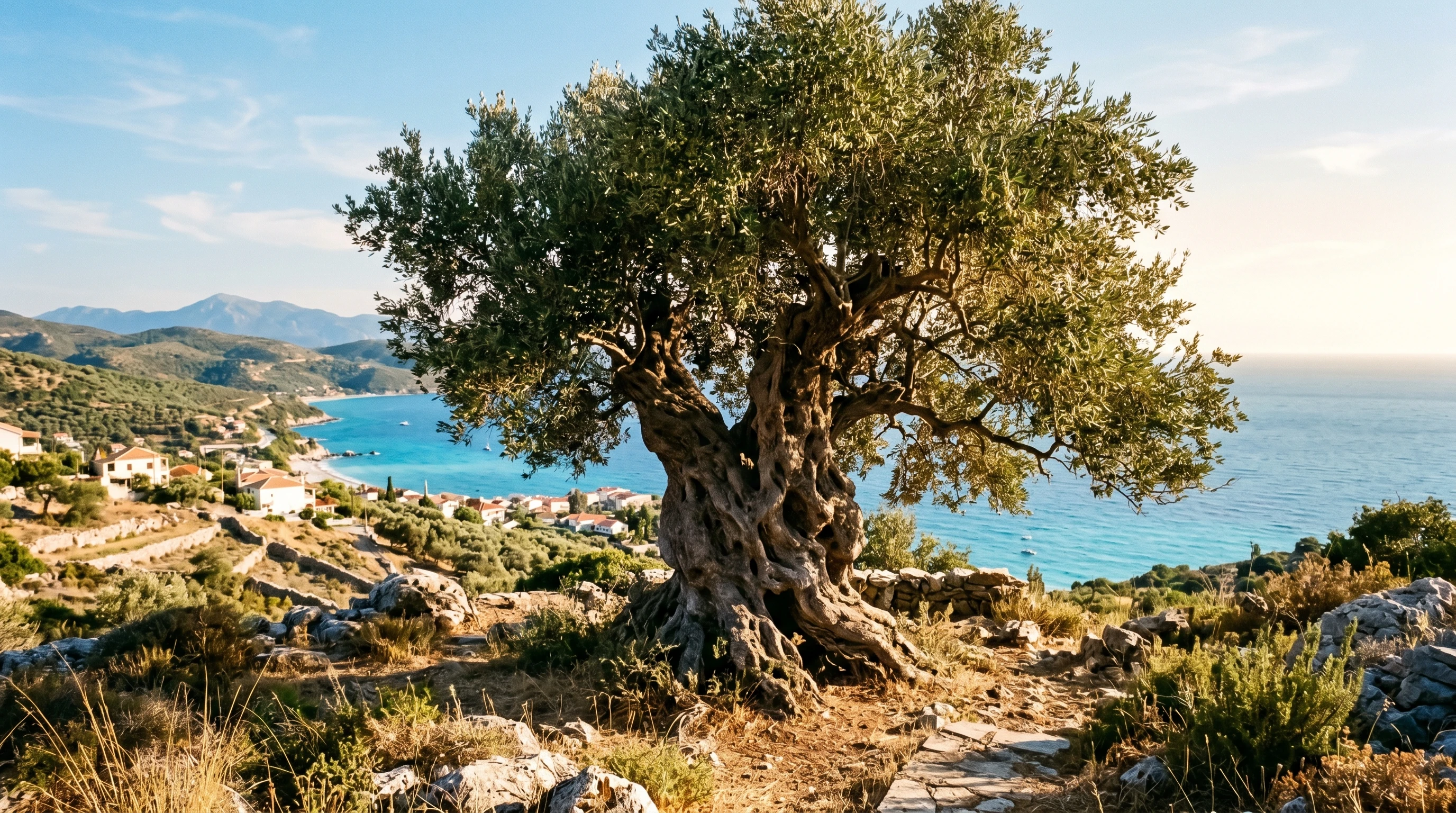 Ancient Olive Tree Parable Setting
