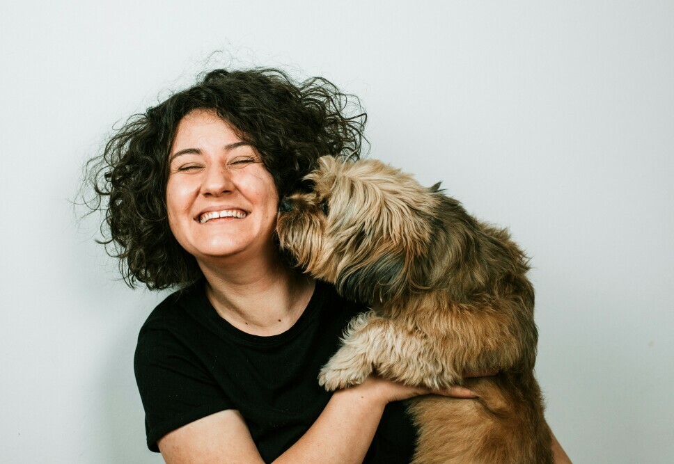 Woman and Dog