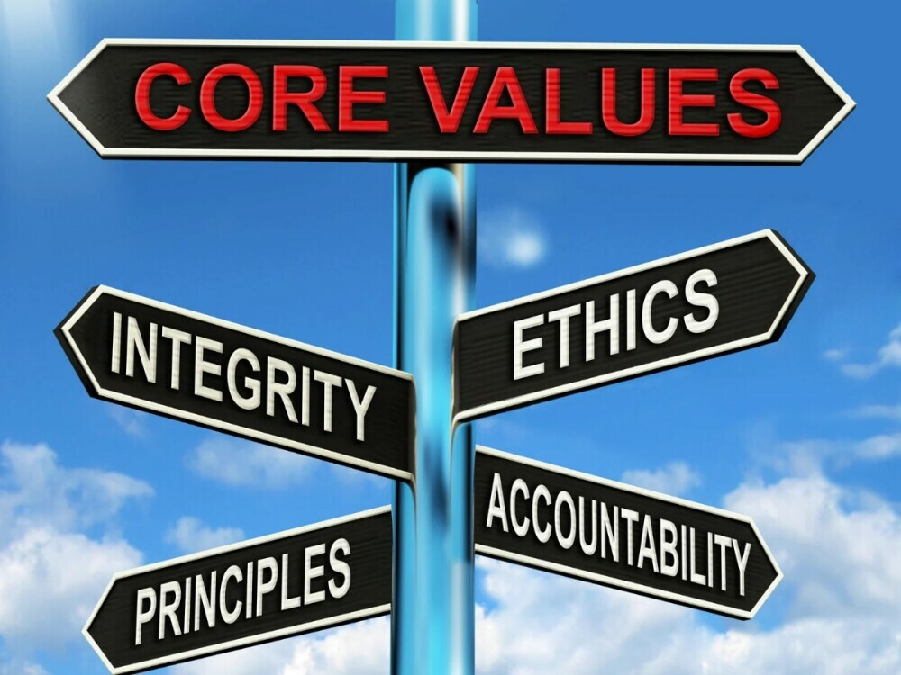 Core Values for building a strong support framework 