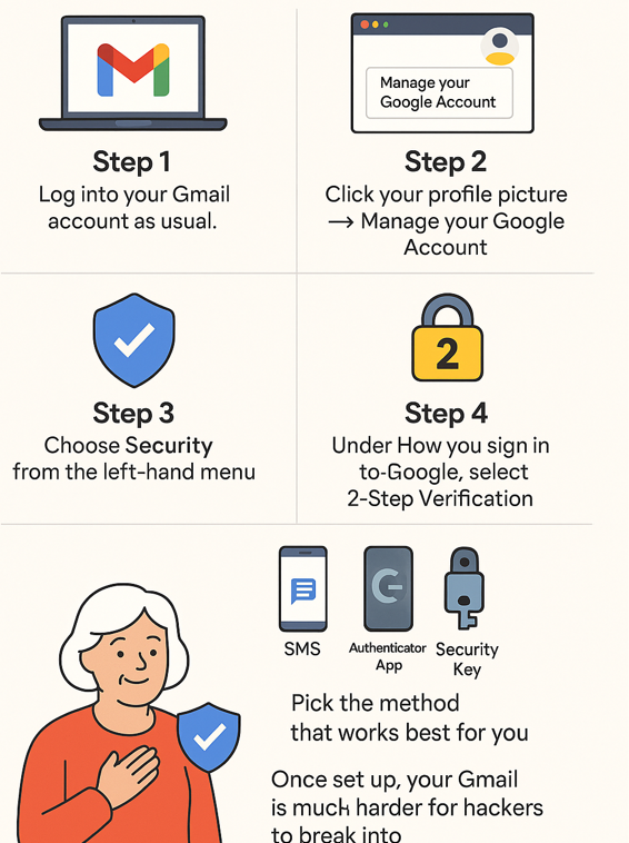 Set Up 2-Step Verification in Gmail