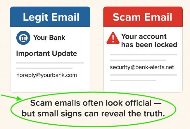 A scam email