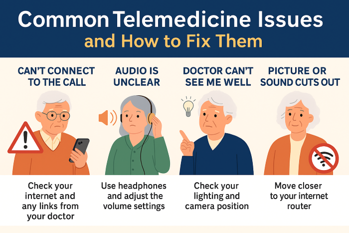 commont telemedecine issues