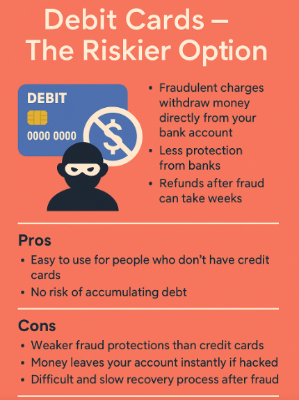 Debit Cards Riskier Choices